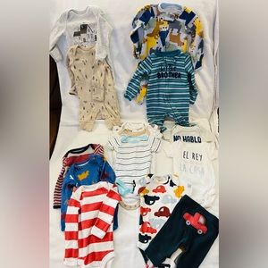 LIGHTLY USED NEWBORN clothes - no stains. Worn once. Some have NOT been worn
